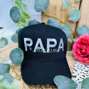 Kappe bestickt PAPA/MAMA