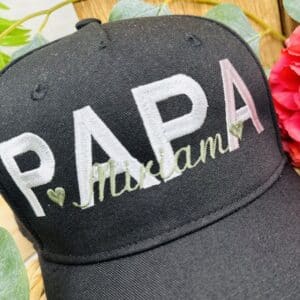 Kappe bestickt PAPA/MAMA