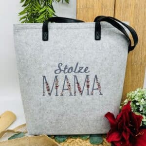 SOFORTKAUF Tasche Rosi hellgrau Stolze MAMA