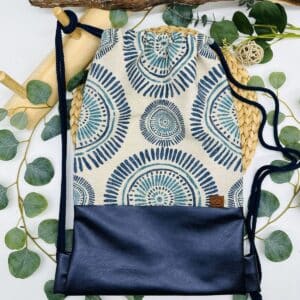 SOFORTKAUF Beutelrucksack Kreise blau