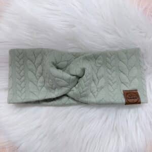 SOFORTKAUF Knotenstirnband hellgrün