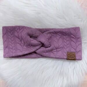 SOFORTKAUF Knotenstirnband hellviolett