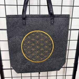 SOFORTKAUF Filztasche dg Lebensblume gold