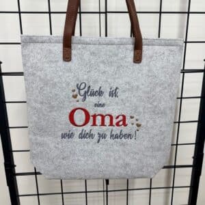SOFORTKAUF Filztasche hg Oma rot