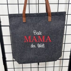SOFORTKAUF Filztasche dg Mama rot