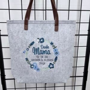 SOFORTKAUF Filztasche hg Mama türkis