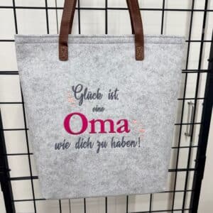 SOFORTKAUF Filztasche hg Oma pink