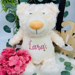 Kuschel Beschützerbär bestickt