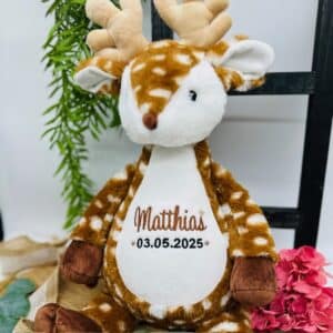 Kuschel REH bestickt