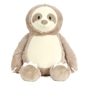 Kuschel Faultier bestickt