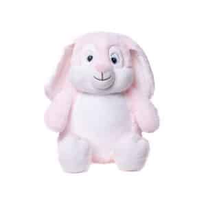 Kuschelhase rosa bestickt
